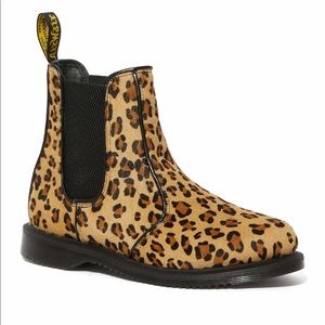 Flora Leopard Chelsea Boots - Dr. Martens